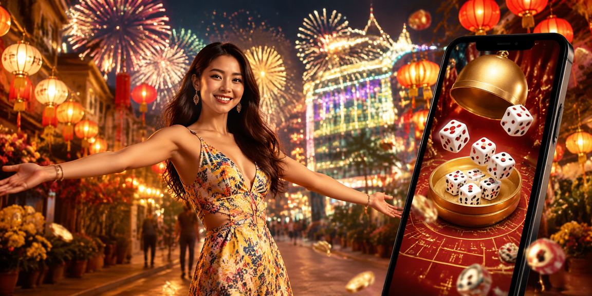 Không khí lễ hội và trò chơi tài xỉu tại Hà Nội với đèn lồng truyền thống