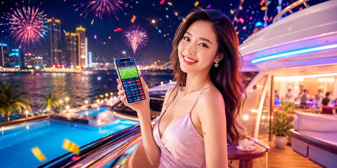 Người chơi High Roller trải nghiệm casino neon ban đêm tại Nha Trang qua điện thoại