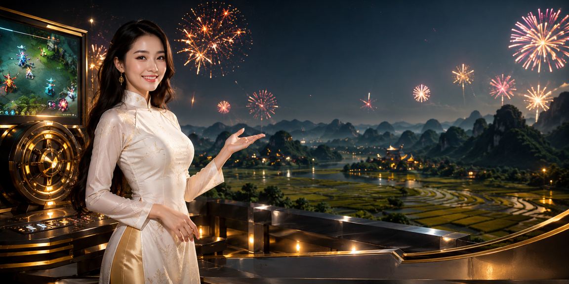 Người chơi esports đặt cược cao tại Ninh Bình mặc áo dài truyền thống